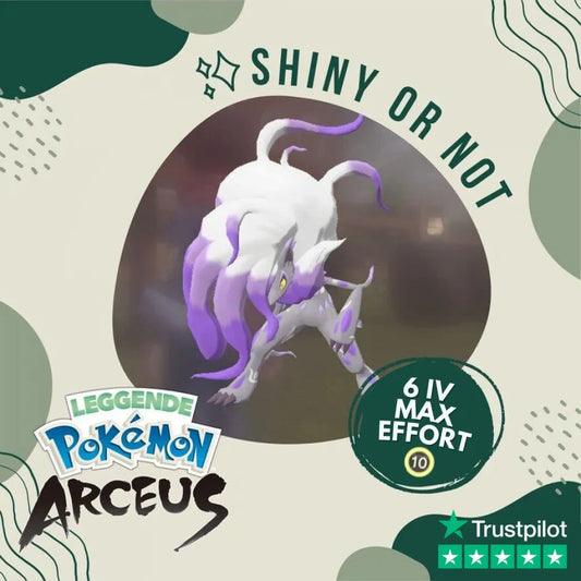 Zoroark Shiny ✨ Legends Pokémon Arceus 6 Iv Max Effort Custom Ot Level Gender
