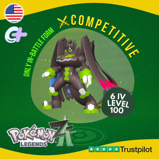 Zygarde 100% Complete Form 6IV Pokémon Legends Z-A Competitive Customizable ZA