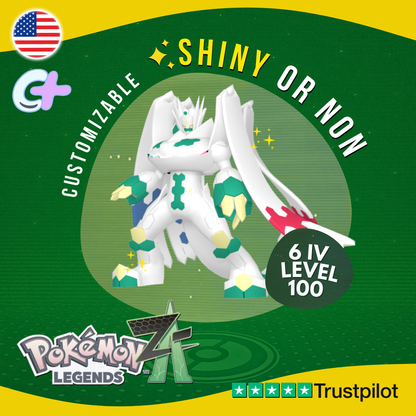 Zygarde 100% Complete Form Shiny or Non Shiny 6IV Pokémon Legends Z-A ZA Z A
